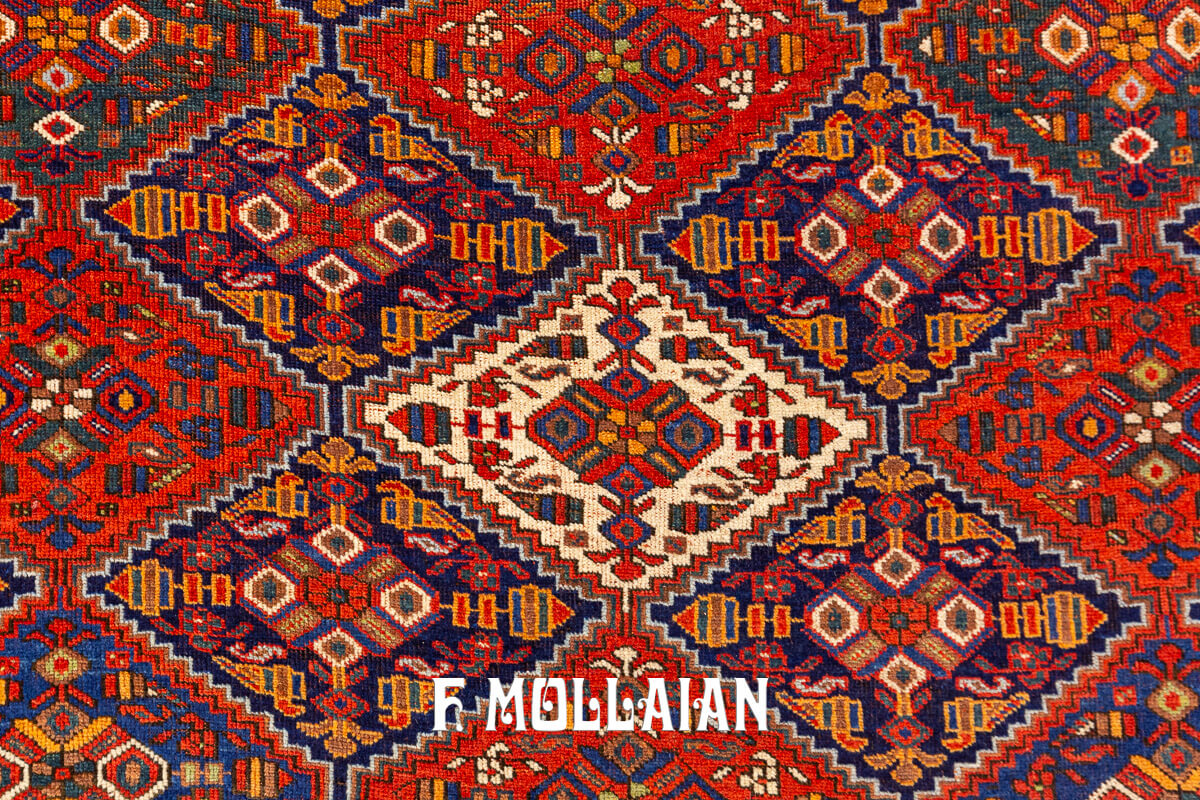 Antique Persian Rug Afshari Very Fine n°:771169